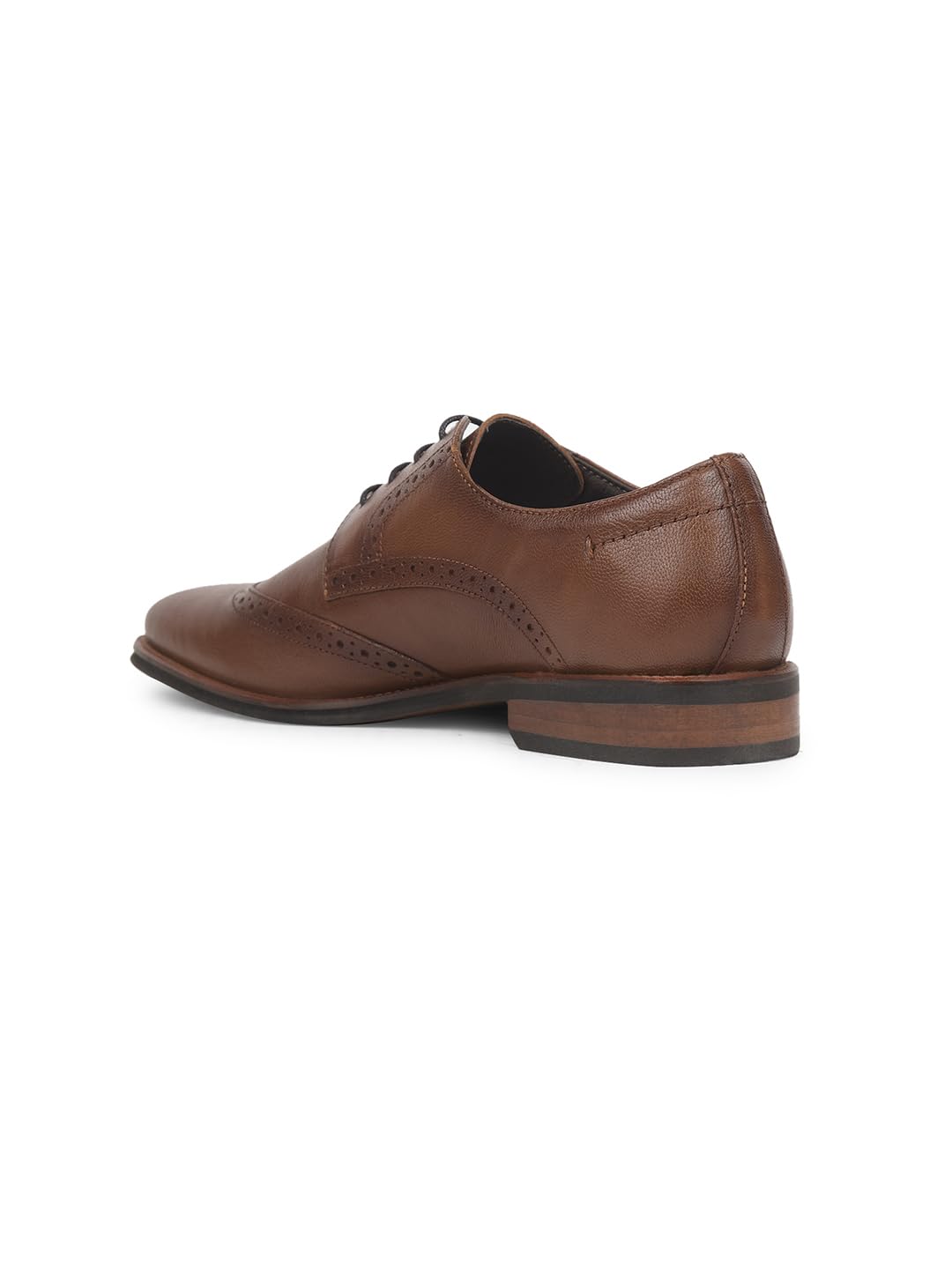 Hush Puppies Men’s Derby Shoes | Premium Leather Formal Footwear | Cushioned Comfort Insole Tan