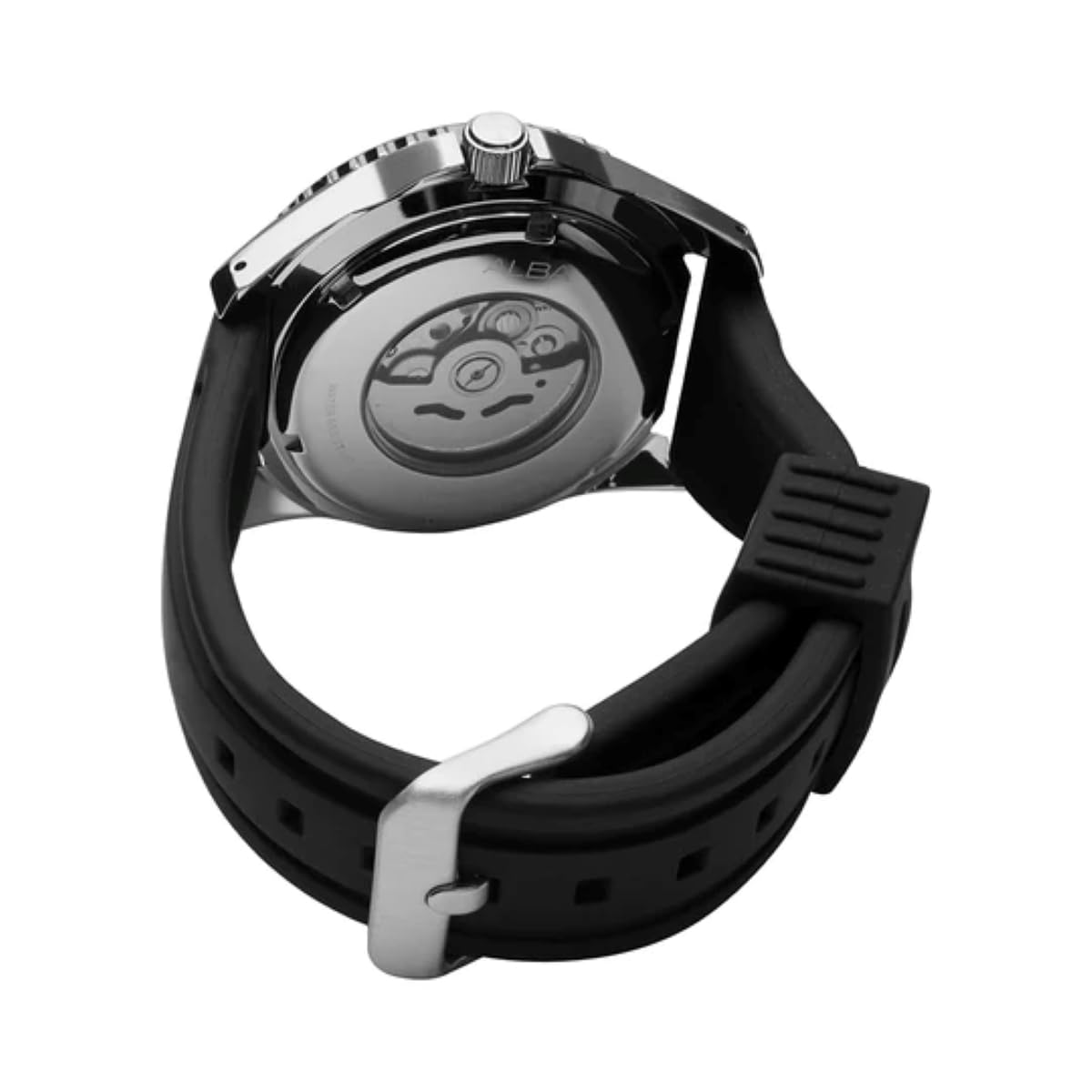 Alba Yellow Patterned Dial Rotating Bezel-AL4587X1