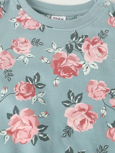 Max Girls Printed Leggings Set (Pink_12-18 M)