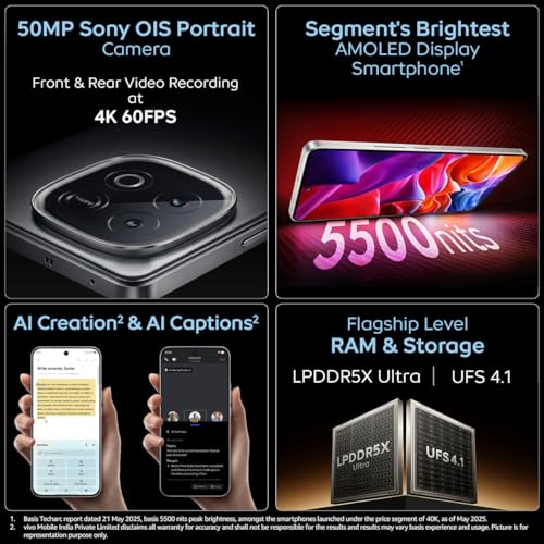 iQOO Neo 10 (Alpine White, 12GB RAM, 256GB Storage) | Segment's Fastest Processor* with Snapdragon 8s Gen 4 & Supercomputing chip Q1 | 120W FlashCharge | Segment's Brightest AMOLED Display*