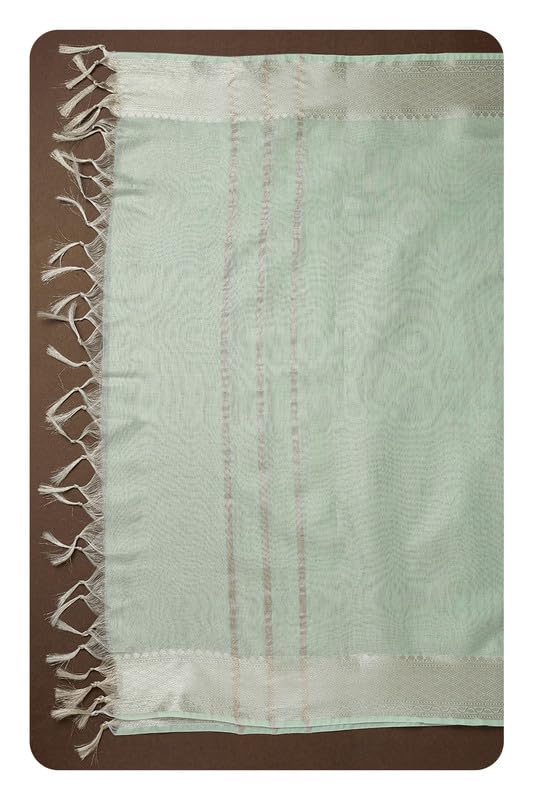 Soch Womens Sea Green Polyester Solid Dupatta