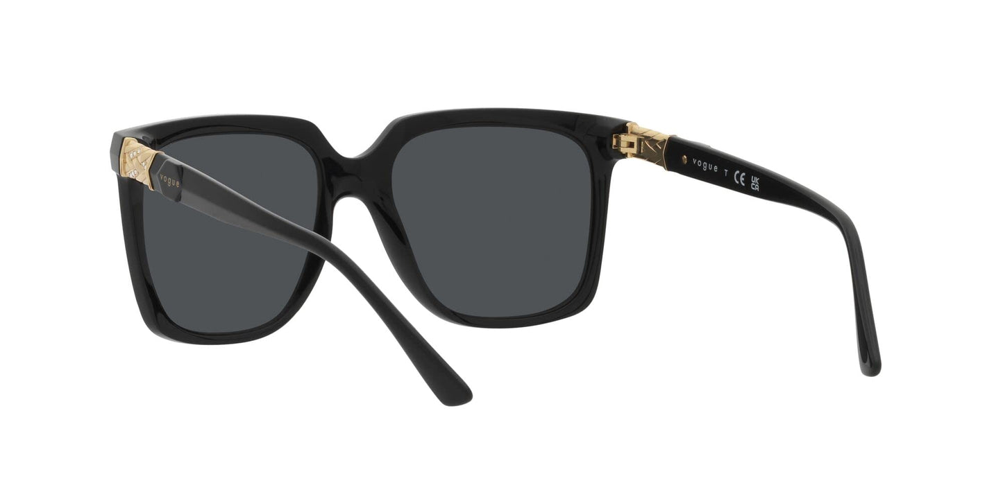 Vogue Eyewear Women UV Protected Grey Lens Square Sunglasses - 0VO5476SBW44/8754