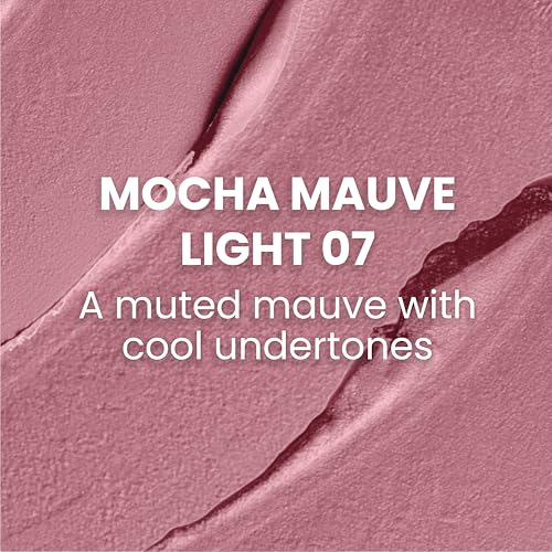 Typsy Beauty Cocoa Peptide Velvet Matte Lipstick | 8hr Wear, Soft Blur Finish, Lightweight Texture, Hydrating Nude Lipstick| Mocha Mauve Light 07 | Cocoa Peptides | Vegan & Paraben-Free 3.5g