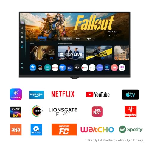 Samsung 43 inch (108cm) FHD Smart LED 2026 TV | HDR10+ | 150+ Channels | Voice Assistance Remote | PurColor | Contrast Enhancer | Knox Security | UA43F5650FUXXL