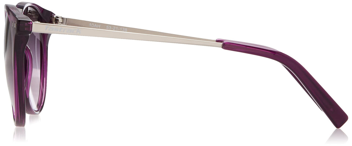 Fastrack Purple Round 100% UV protected Sunglasses for Women