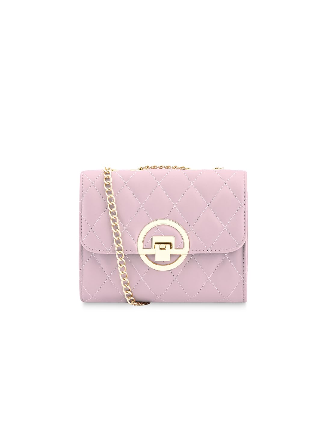 Fastrack Quilted Sling Bag for Women | Chic Party Bag for Girls, Ladies, Women | Stylish Structured Bag Made of Faux Leather