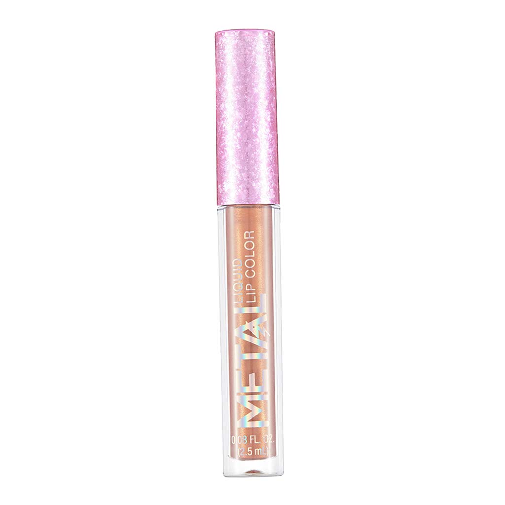 Enakshi® Waterproof Long Lasting Metallic Liquid Lipstick Lip Gloss SHIMMER FINISH|Health & Beauty | Makeup |Lipstick|1x Lip gloss
