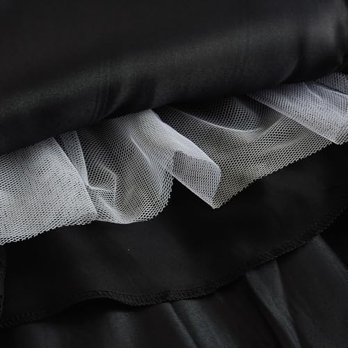 Hopscotch Girls Black Sleeveless Sequin Embellished Gown for Age (12-24 Months)