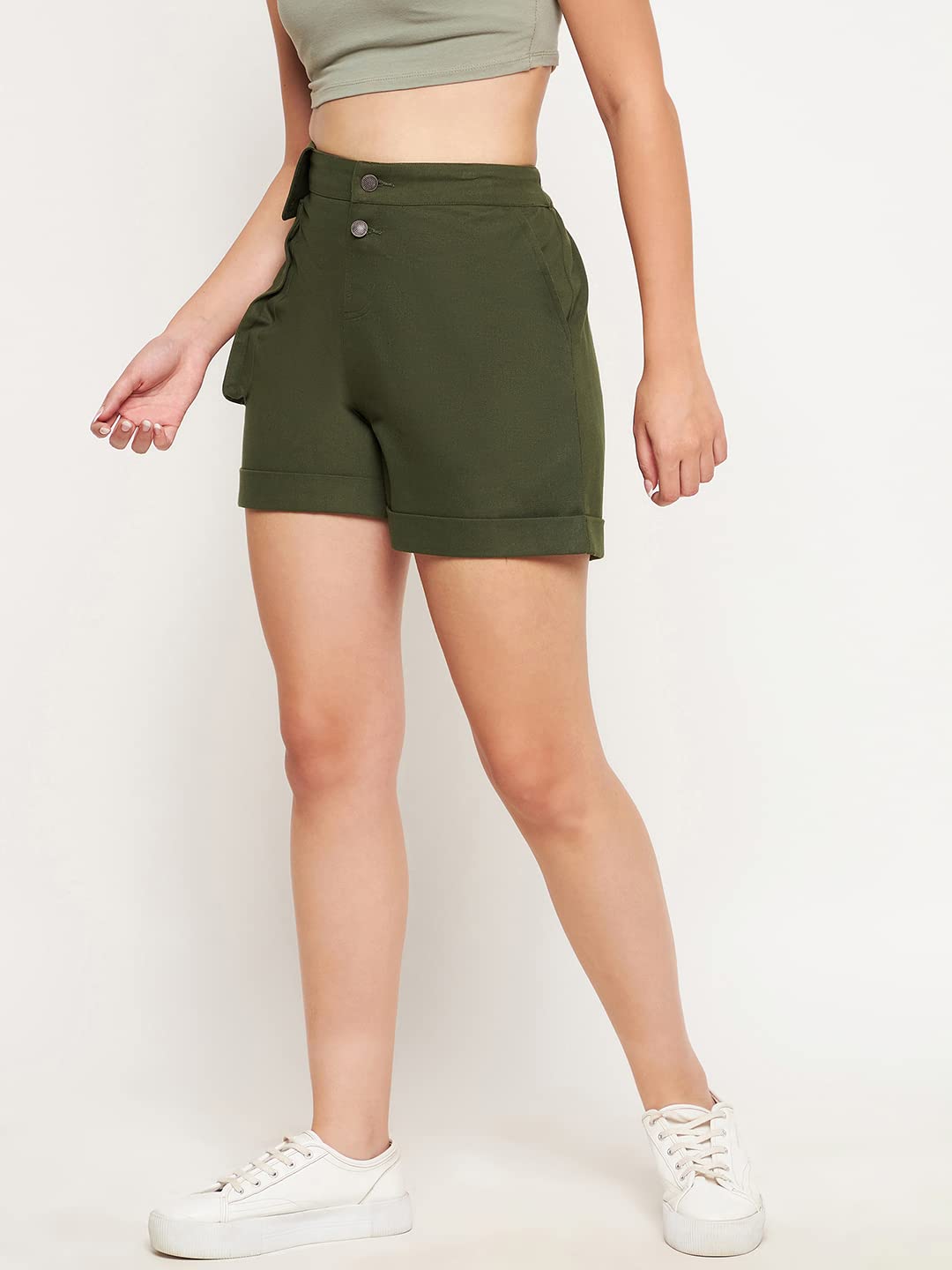 WineRed Women Olive with One Side Pocket