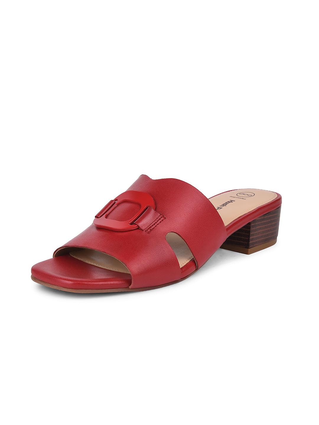 Hush Puppies Women Block Heel Sandals - Red (7Uk)
