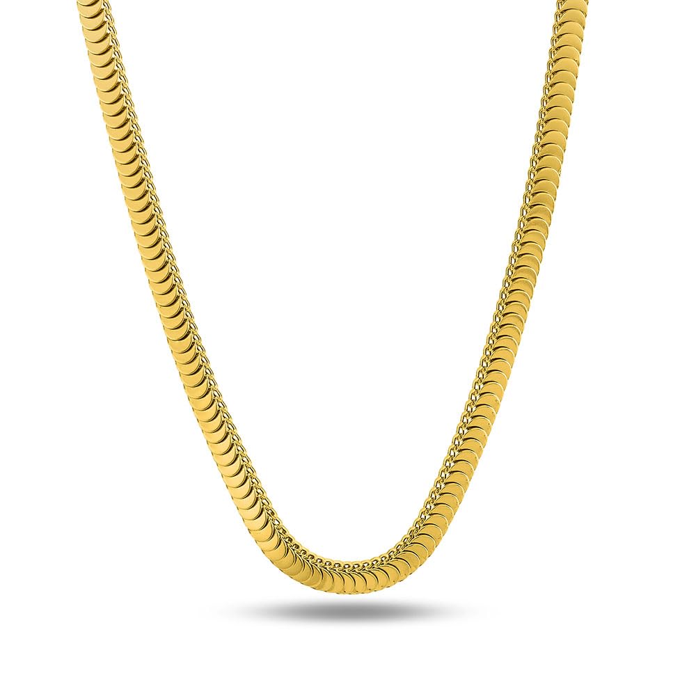 PALMONAS Gold Snake Chain Necklace for Womens - Gift for Girls & Women | Waterproof & Anti-Tarnish Necklace