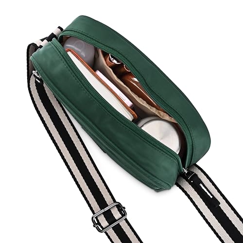 Fastrack Women and Girls Casual Sling Bag | Comes with Adjustable Sling Straps and Zipper Closure, Green
