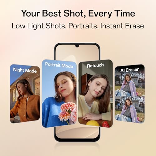 Oppo A6c 4G (Feather White, 4GB RAM, 128GB Storage) | 7000mAh Long-Lasting Battery | 120Hz Ultra Bright Display | IP64 Protection | 13MP Camera- with No Cost EMI/Additional Exchange Offers.