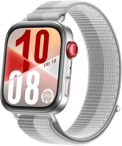 Huawei Watch FIT 4 smartwatch, 1.82" Large Display, Up to 10-Day Battery Life, Dual Band GPS, 100+ Sports Modes, Fitness Health Tracker, Emotional Assistant, Compatible with Android iOS, Grey