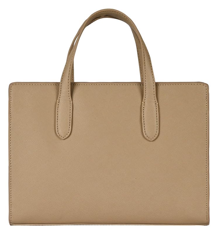 eske Amalia - Vegan Leather Solid Pattern Handbag for Women - Premium Handbags for Ladies, Brown