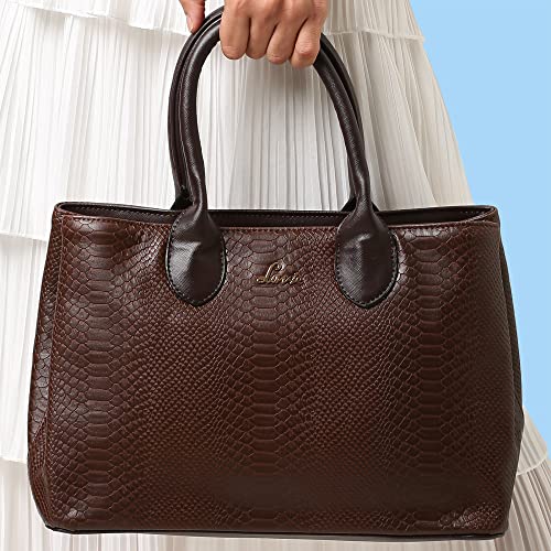 Lavie Women's Ficus Large Satchel Handbag for Women | Satchel Bag for Work | Ladies purse | Stylish Shoulder Bag | Gift For Women