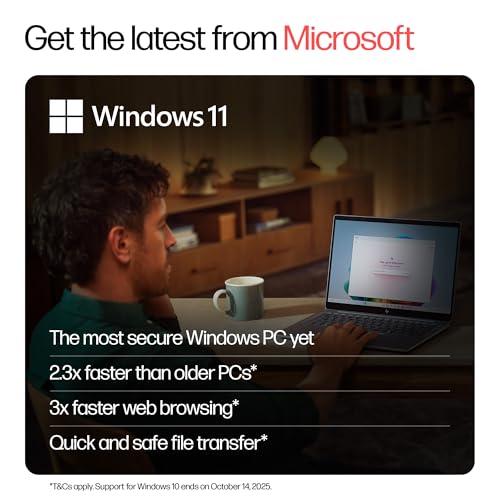 HP OmniBook 5 QC Snapdragon X1-26-100 Next Gen AI Laptop, (16GB LPDDR5x, 1TB SSD), 2K,14''/35.6cm OLED, Win11,Office24, Silver,1.35kg, FHD Camera w/Privacy Shutter, Backlit, he0015QU