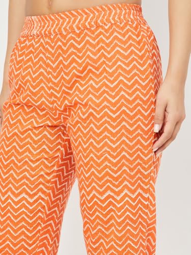 Max Women's Cotton Blend Kurta Set (CTKST54024