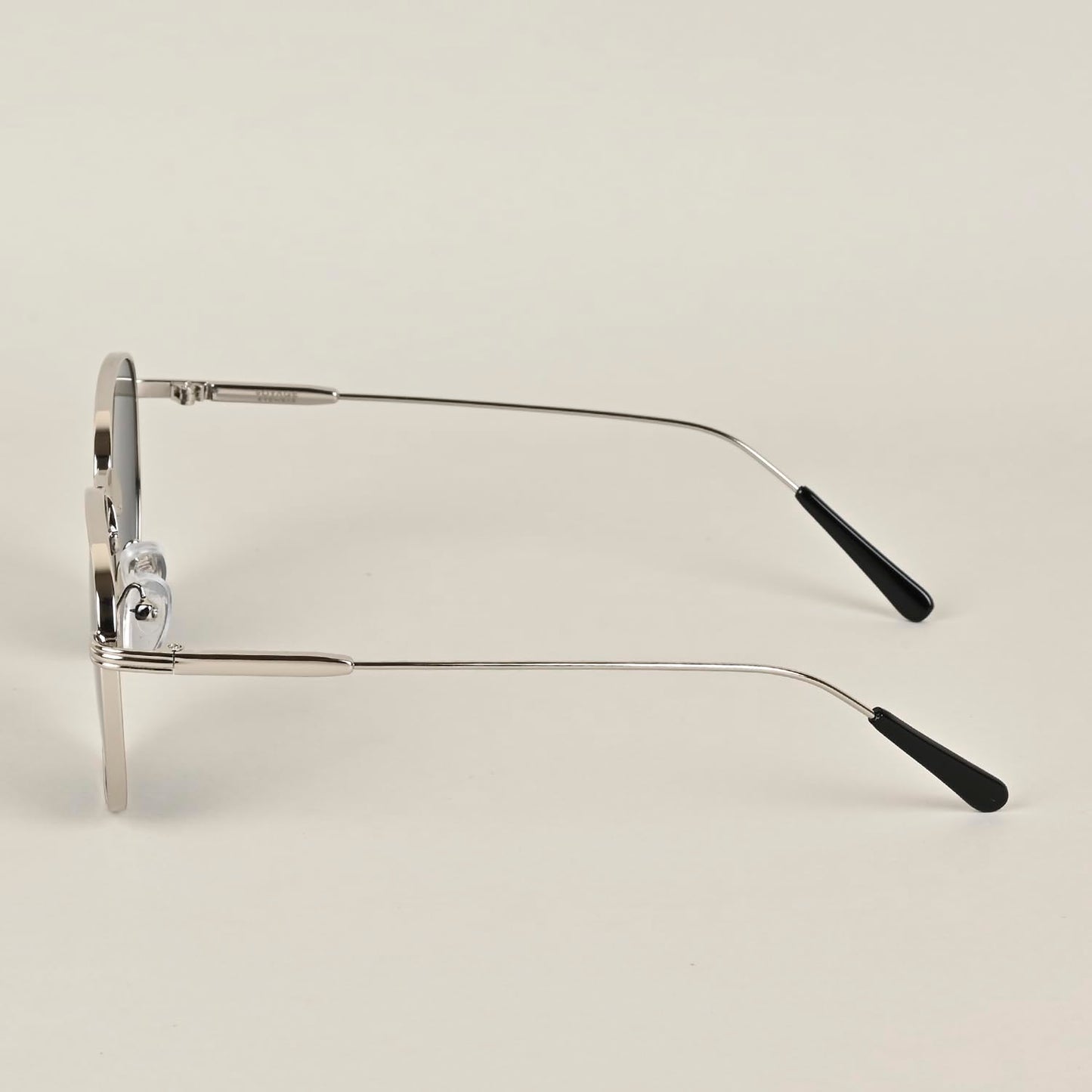 Voyage UV Protected Round Men & Women Sunglasses - (2036MG2977 | Black Lens | Silver Frame)