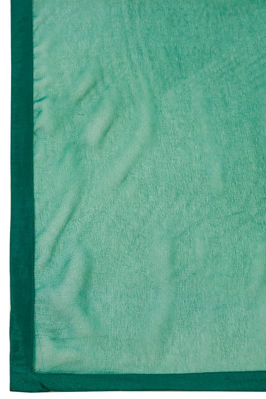 Soch Womens Green Georgette Floral Embroidered Chudidar Suit Set with Stonework(OWS2CD2108A)