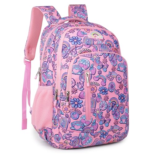 BEAUTY GIRLS BY HOTSHOT |SCHOOL BAG|COLLEGE BACKPACK|TUTION BAG|FOR GIRLS & WOMEN|18 INCH|32 L WATER RESISTANT |SCHOOL BAG FOR GIRLS