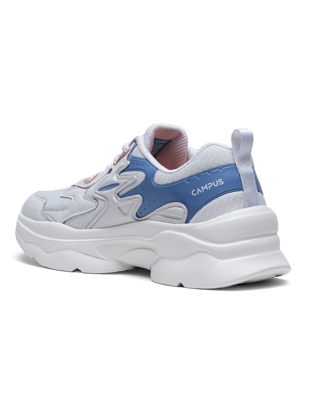 Campus Women's Twirl Sneakers WHT/L.Sky - 7UK/India