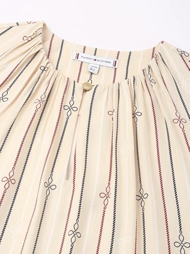 Viscose Round Neck A-Line Dress