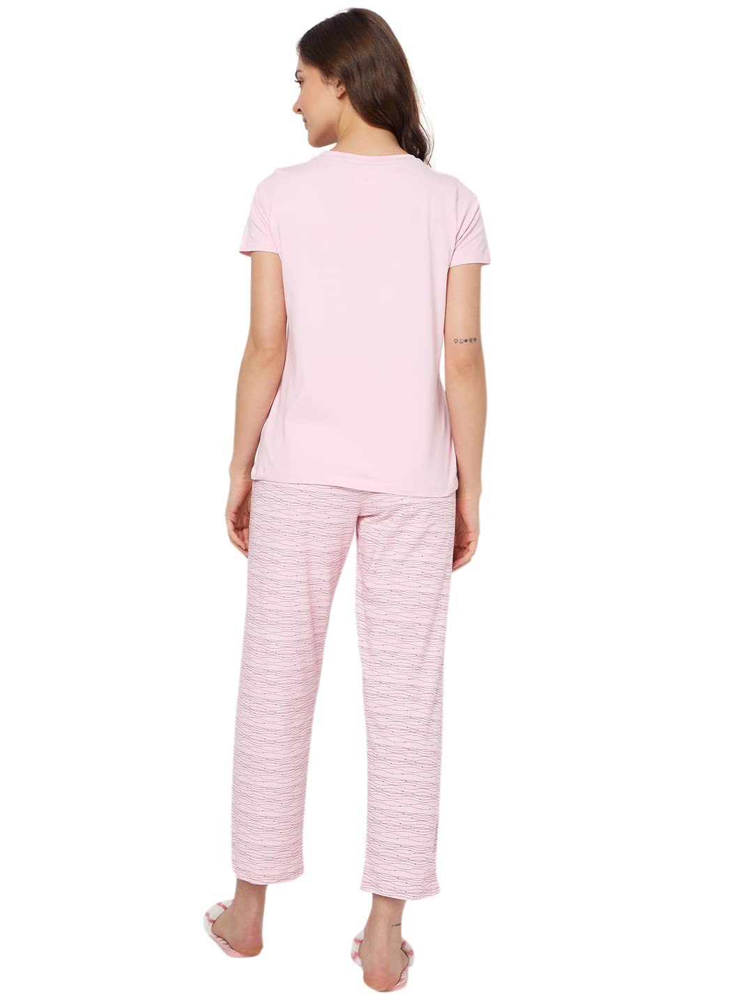 VERO MODA Intimates Regular Fit Sleepwear Set (254665901_Parfait Pink_XS)