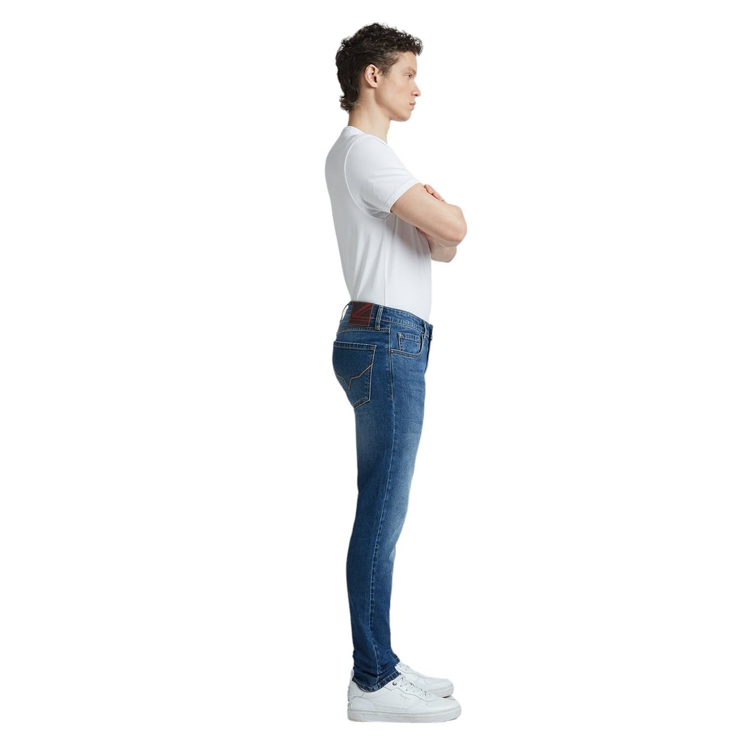Pepe Jeans Men's Mid Rise Slim Fit Jeans