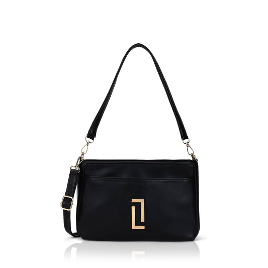 Lavie Luxe Women's Olie 3 Comapartment Medium Quilted Hobo Bag for Women | Hobo Handbag for Work | Ladies purse | Stylish Shoulder Bag | Ladies Gift