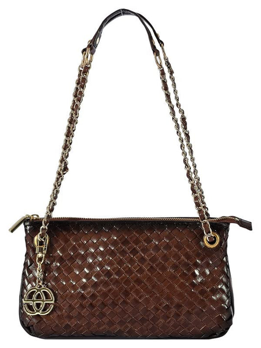 eske Women's Western (Dark Tan Hand-Stitched Braided)