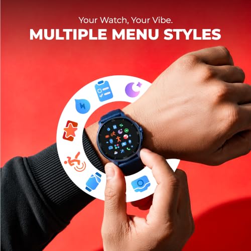 Fastrack Smart Revoltt R1 Smartwatch with 1.38 Inch Display, Bluetooth Calling, AI Voice Assistant and SpO2 Monitor