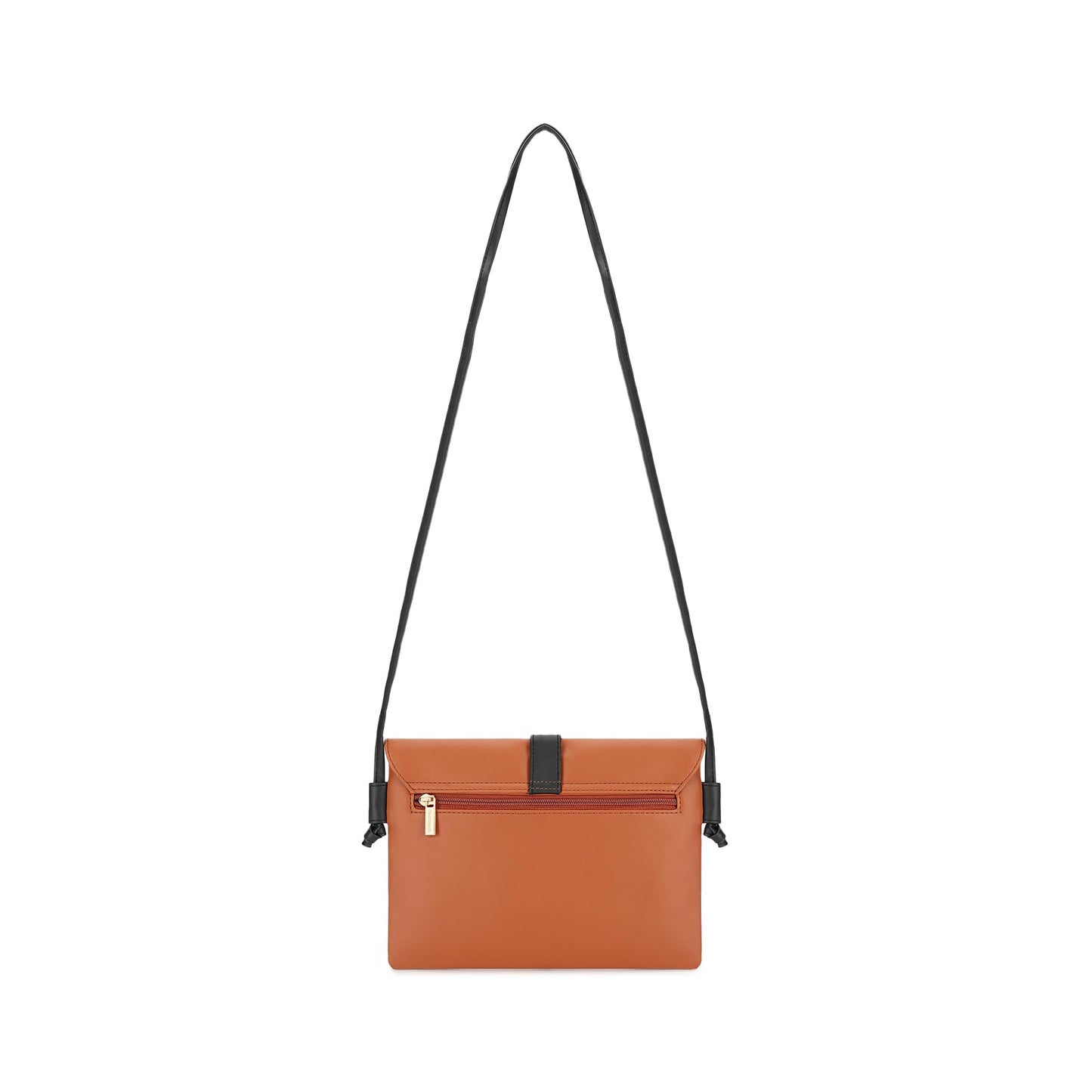 Fastrack Women Flap Buckle Sling Bag with Secure Buckle Closure - Stylish Flap-Over Crossbody for Everyday Use, Brown