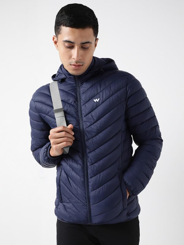 Wildcraft Men Nylon Husky Jacket (Navy1, XXXL)