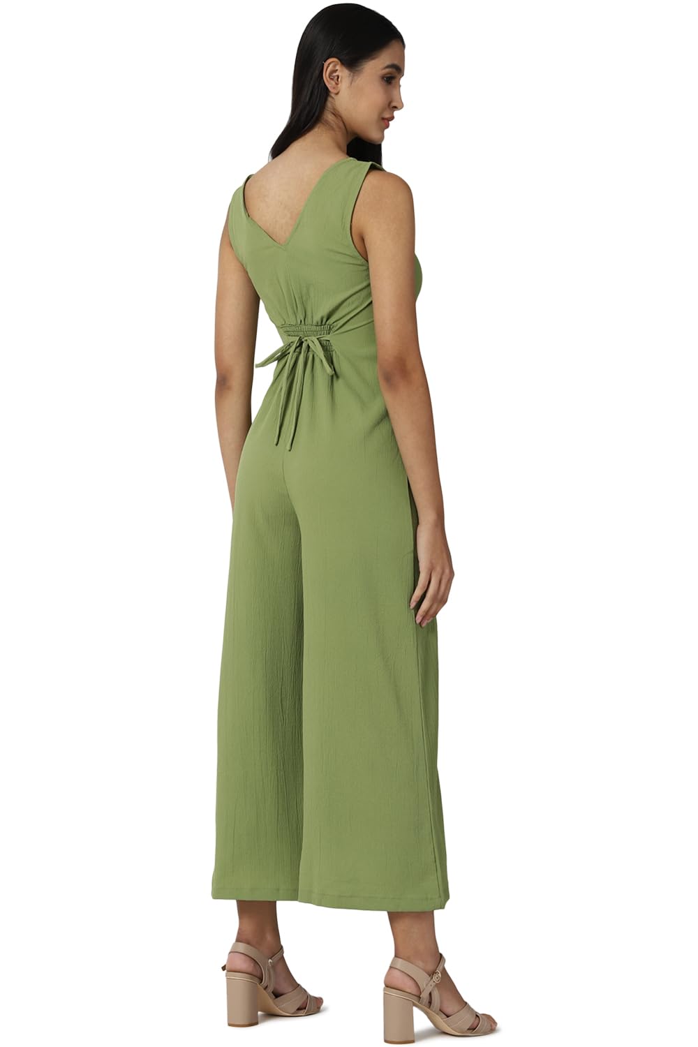 FOREVER 21 Women's Polyester Classic Midi Dress (594679_Green