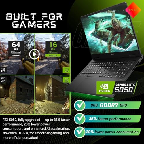 Lenovo LOQ 15 Gaming Laptop RTX 5050 -Intel Core i5-13450HX Beat Ryzen 7 7435HS -15.6 FHD Display G-SYNC- 64GB RAM -2TB SSD -Backlit Keyboard -2025 Portatil Gamer PC -Windows 11 -Webcam