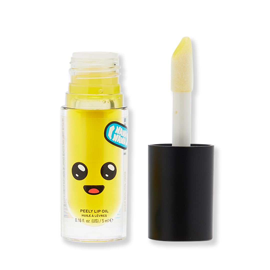 Makeup Revolution-X Fortnite- Lip oil-Peely Banana | Pucker up with Peely Lip Oil |A hydrating & non-sticky formula | A perfect everyday wear oil |Get lively looking, super sweet lips | 5ml