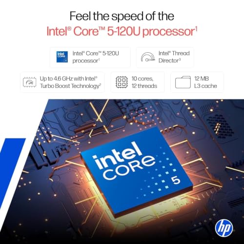 HP 15 (i5 14th Gen), Intel Core 5-120U, 16GB RAM, 512GB SSD, FHD, Anti-Glare, 15.6''/39.6cm, Win11, M365 Basic(1yr), Office24, Silver,1.59kg, fd0664TU, FHD Camera w/Shutter, Backlit Laptop