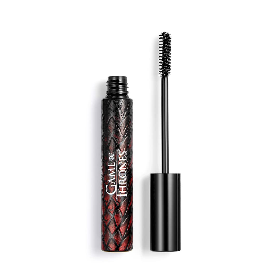 Makeup Revolution X Game of Thrones Dragon Lash Mascara Intense Thickening Mascara with Castor Oil, Volumizing, Conditioning, Waterproof & Smudgeproof Formula
