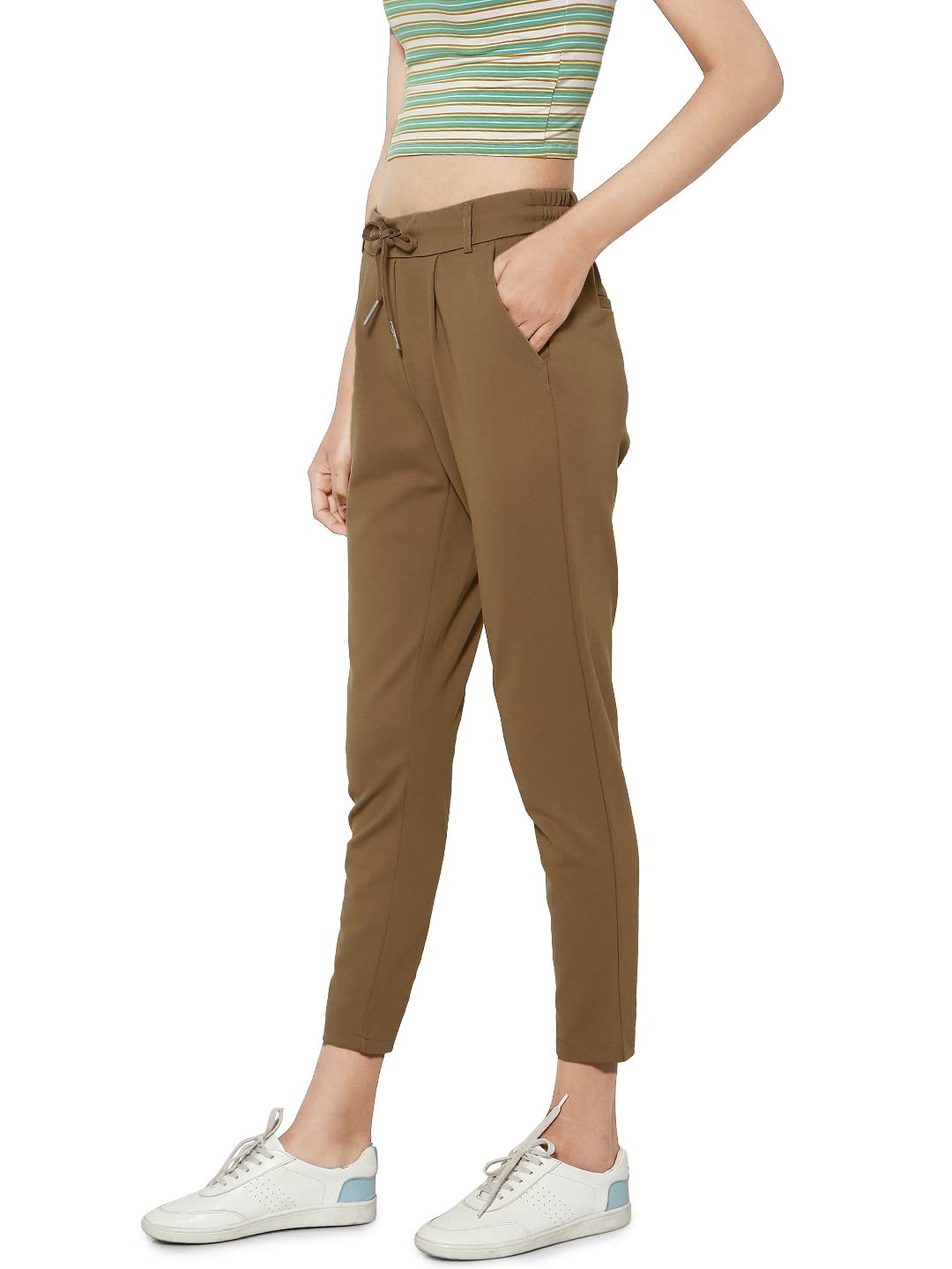ONLY Women's Slim Pants (213081601_Otter_XS)