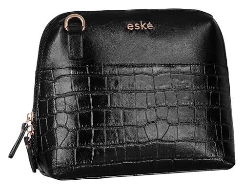 eske Gratia Genuine Leather Printed Womens Mini Shoulder Bag with Detachable Sling Strap