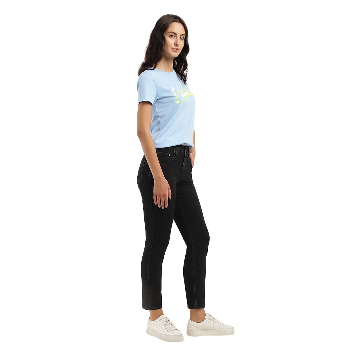 Levi's Women's Straight Jeans (001UF-0020_Black_27)