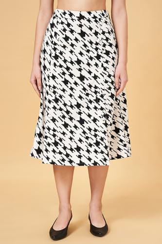 Women's Annabelle Off-White Skirt Slim Fit,Marshmallow,36