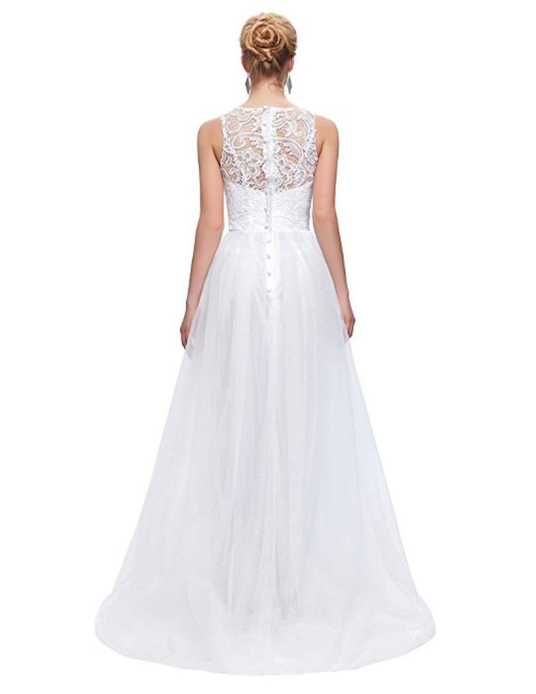 TILISM Women's and Girls Christian Gown White Size(Large) with Cane Inside the Dress