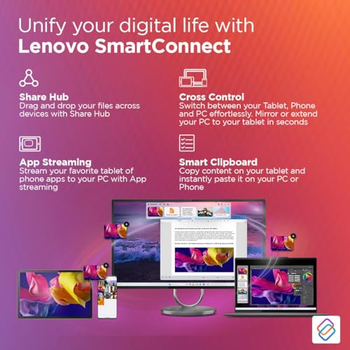 Lenovo {Smartchoice} Idea Tab Pro with Pen Plus|12.7" 3K Display|144 Hz Refresh|12 GB RAM, 256 GB ROM| AI-Enabled| MediaTek Dimensity 8300|Quad JBL Speakers|10200 mAh Battery with 45 W Charger|WiFi 6e