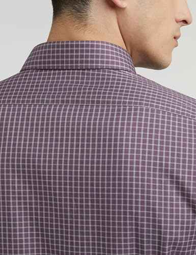 Van Heusen Men's Checkered Slim Fit Shirt (VHSFRSLBX71474_Multicolour 40)