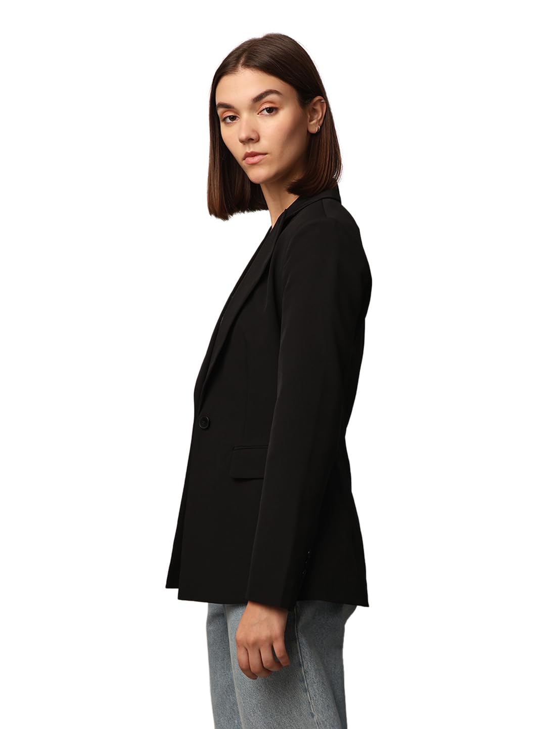 ONLY Women Tailored Fit Black Blazer