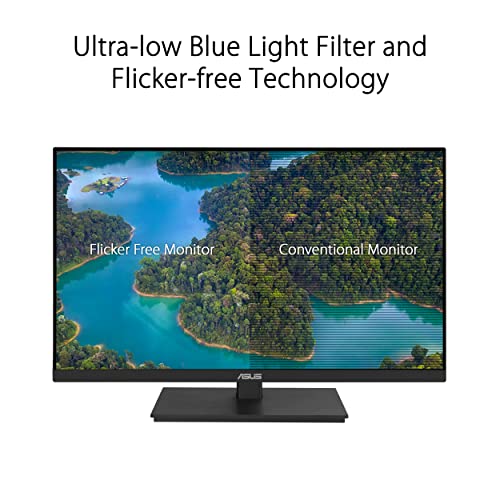 ASUS VA24ECPSN 23.8" 1080P (VA24ECPSN) Home Screen - Full HD, IPS, 75Hz, Adaptive Sync, Speakers, Eye Care, Low Blue Light, Flicker-Free, USB-C, RJ45, HDMI,