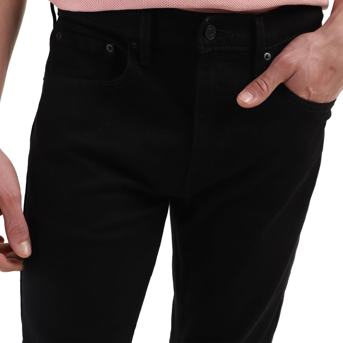 Levi's Men's 512 Slim Tapered Fit Mid Rise Jeans Black