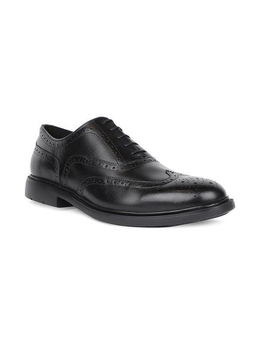 Hush Puppies Mens REN Oxford Black Formal Shoes - 8 UK (8246995)